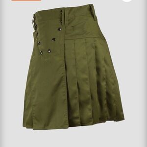 Men’s Ultilikilts Brand‎ The Spartan Kilt in Olive Color Size 35 Long